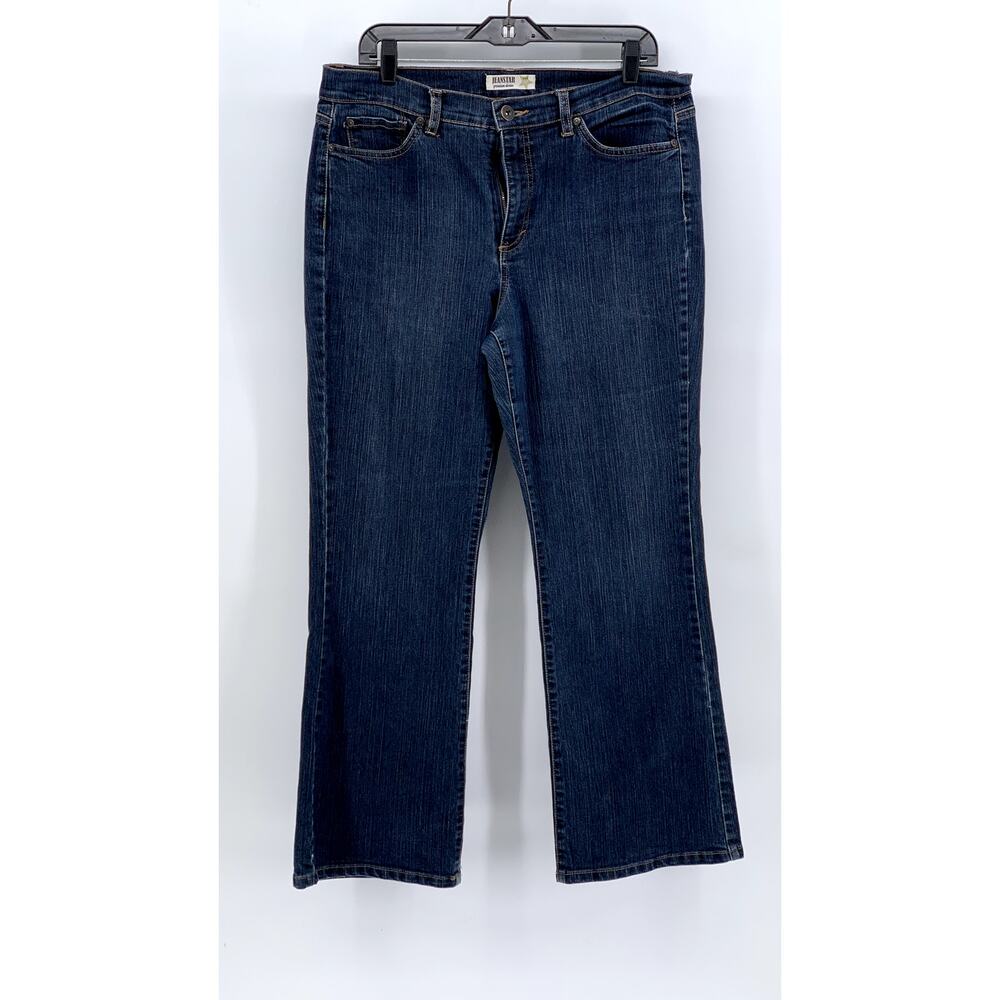 JEANSTAR Women's Petite Blue Denim Flare Jeans SZ 16P